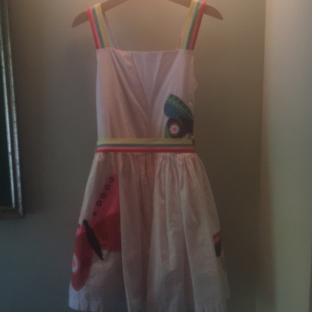 Mini Boden butterfly dress 6-7